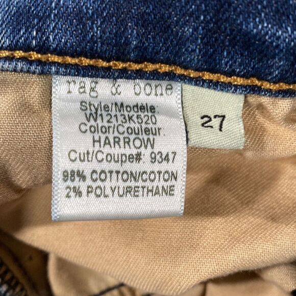 RAG & BONE Harrow Justine Skinny Jeans Color Size 27 - Picture 7 of 7